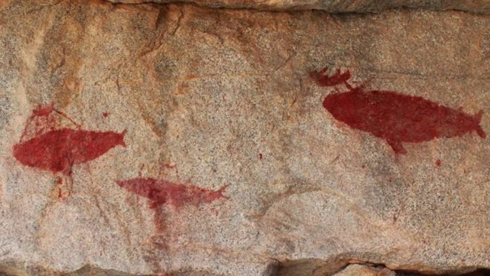 Antiguas pinturas rupestres chilenas de caza de ballenas vinculan el océano con el desierto Antiguas pinturas rupestres chilenas de caza de ballenas vinculan el océano con el desierto