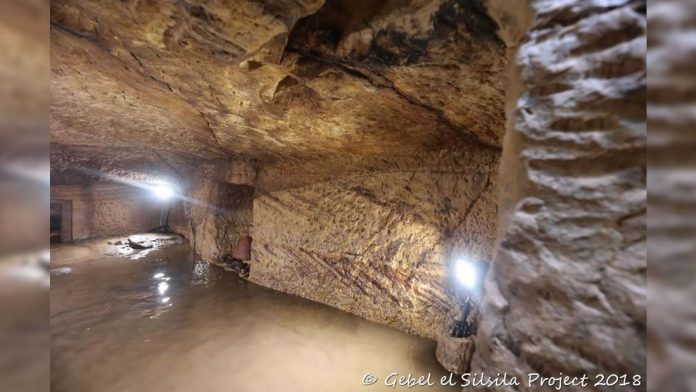 Arqueólogos escudriñan sopa de restos humanos en una tumba anegada en Egipto Arqueólogos escudriñan sopa de restos humanos en una tumba anegada en Egipto
