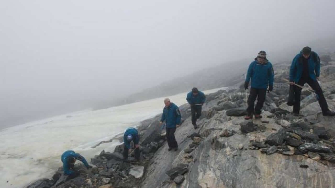Los arqueólogos glaciales estudian las áreas montañosas de Oppland, Noruega