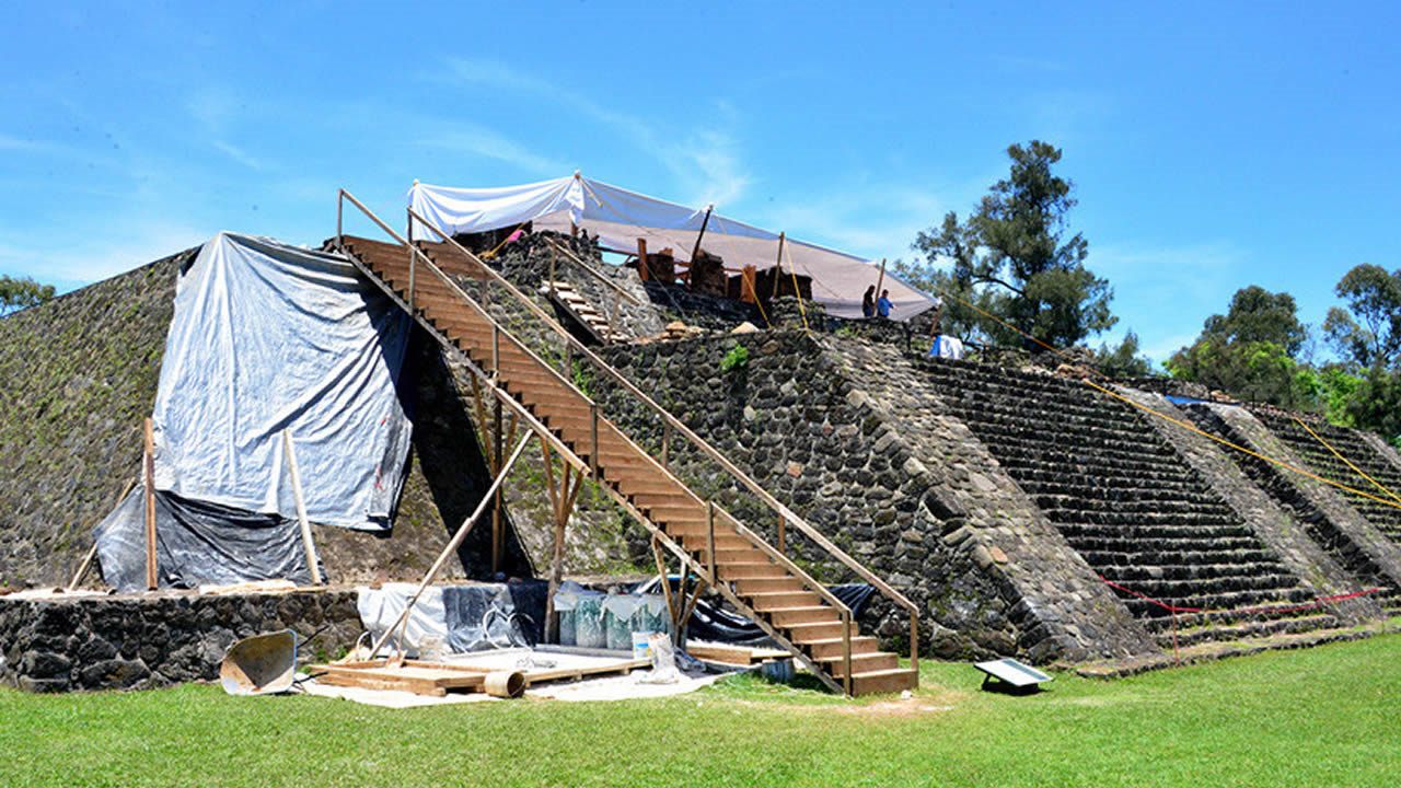 Sismo de México revela antigua estructura en interior de una pirámide