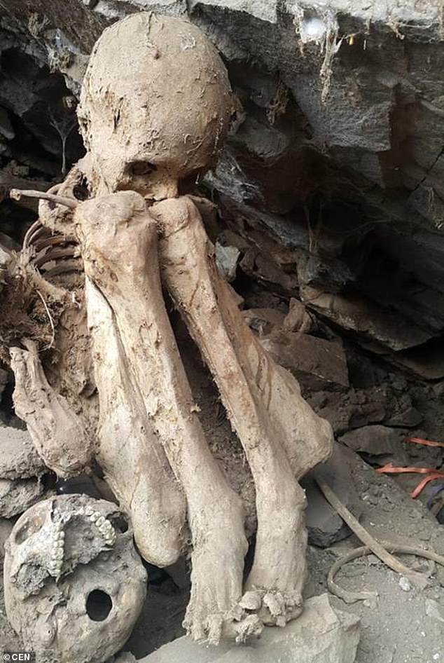 Seis tumbas de un cementerio prehispánico fueron saqueadas