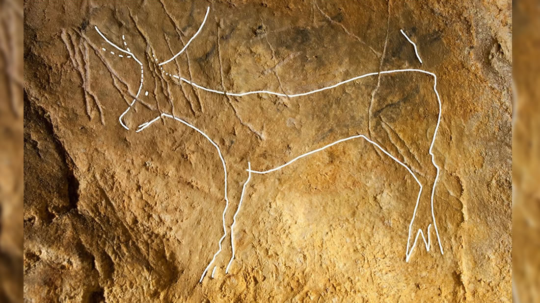 Hallan arte antiguo en cuevas de la Edad de Hielo bajo capas de graffiti de siglos de antigüedad