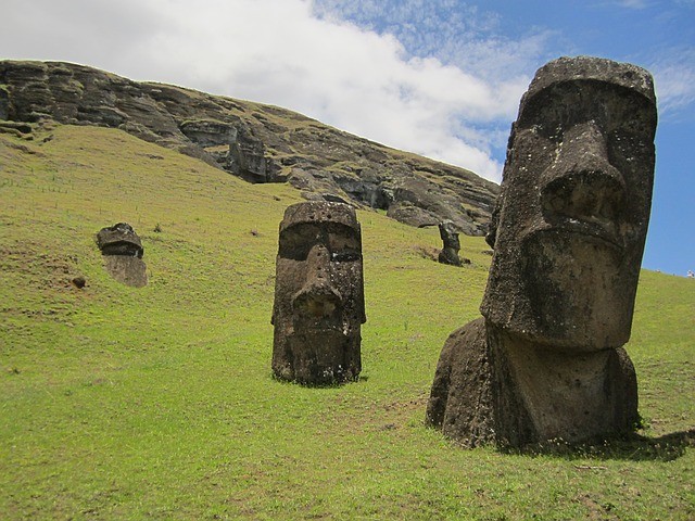 Estatuas de Isla de Pascua: misterio detrás de su ubicación revelado