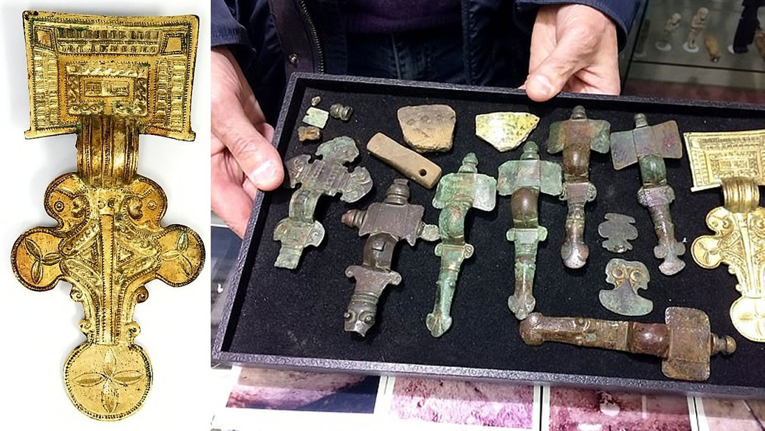Un tesoro anglosajón descubierto será subastado hasta en £ 80.000