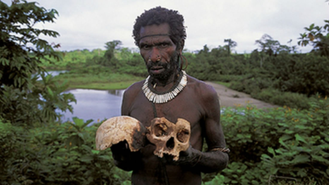 Una dieta de cerebros humanos ayudó a una tribu de Papúa-Nueva Guinea a resistir enfermedades